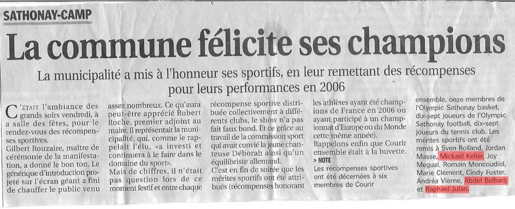 Article de presse
