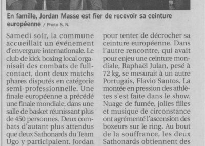 pressedir_Team UGO - 2010.05__Article journal 08 mai Championnat du monde