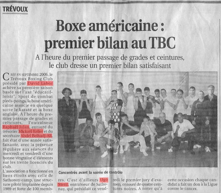 Article de presse