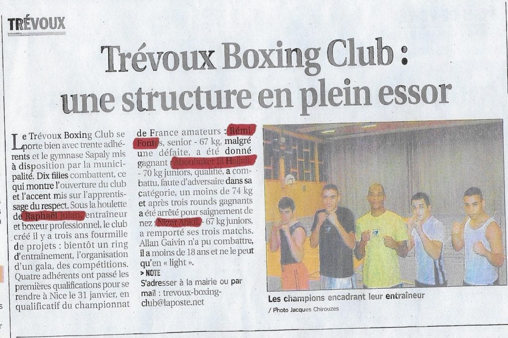 Article de presse